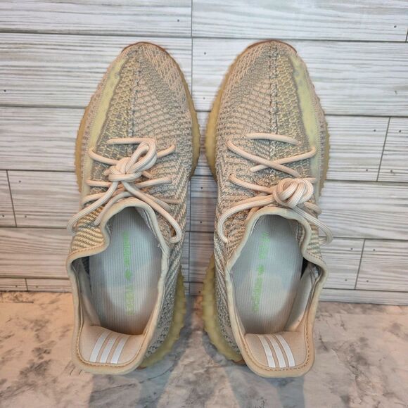 Adidas Yeezy Boost 350 V2 Citrin Non-Reflective Men's 10 FW3042 Used VERY Clean - Picture 4 of 9